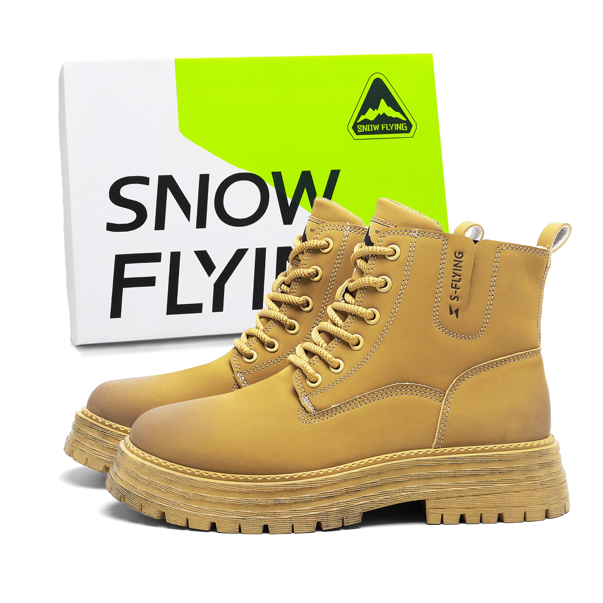 SNOW FLYING