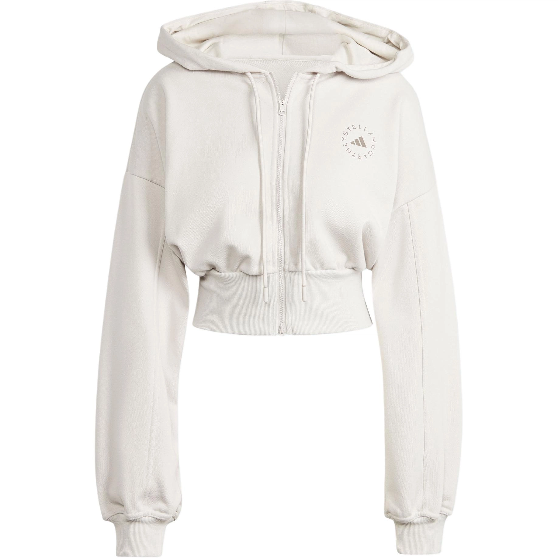 adidas x Stella McCartney SS24 Sportswear Cropped Hoodie Logo
