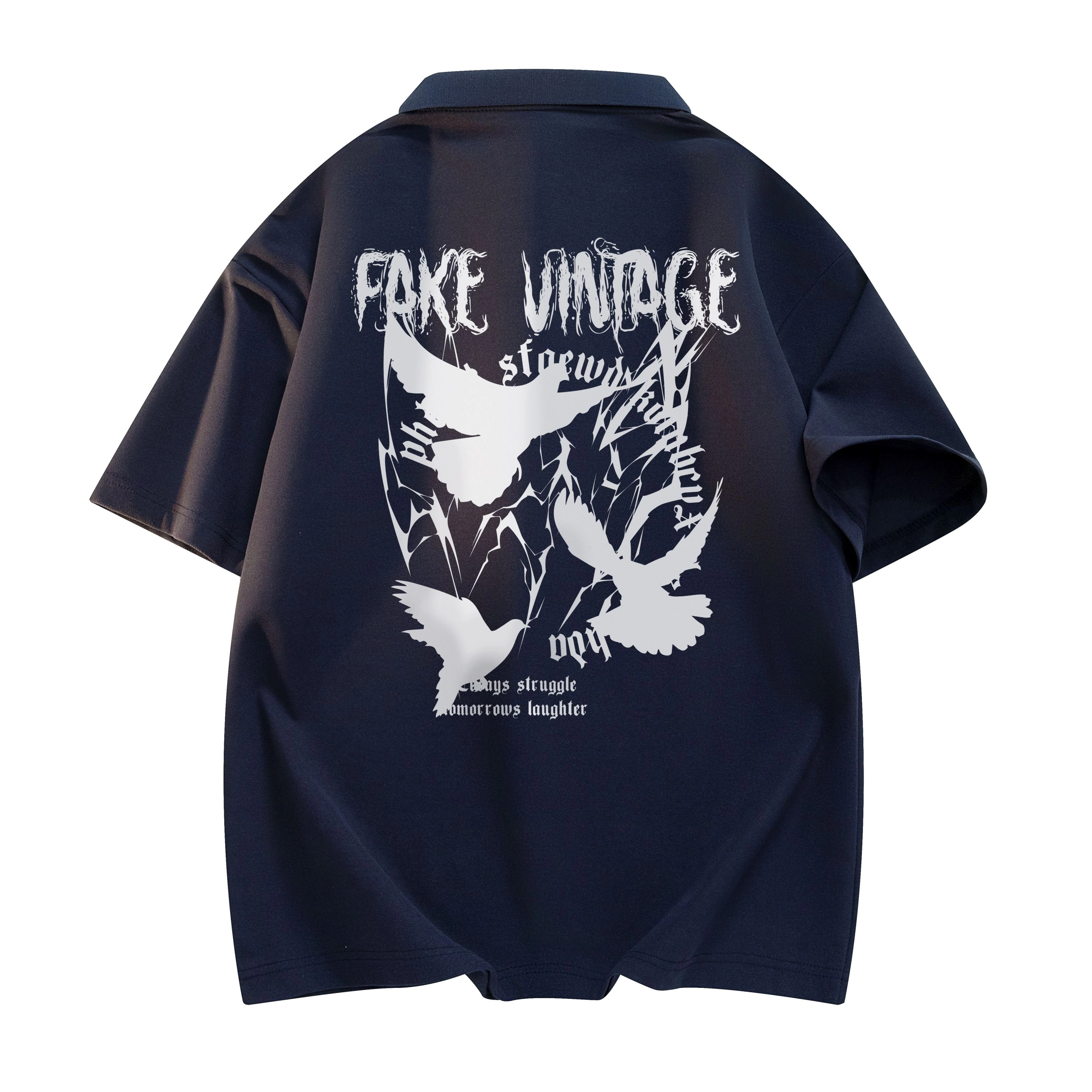 FAKE VINTAGE CleanfitPolo