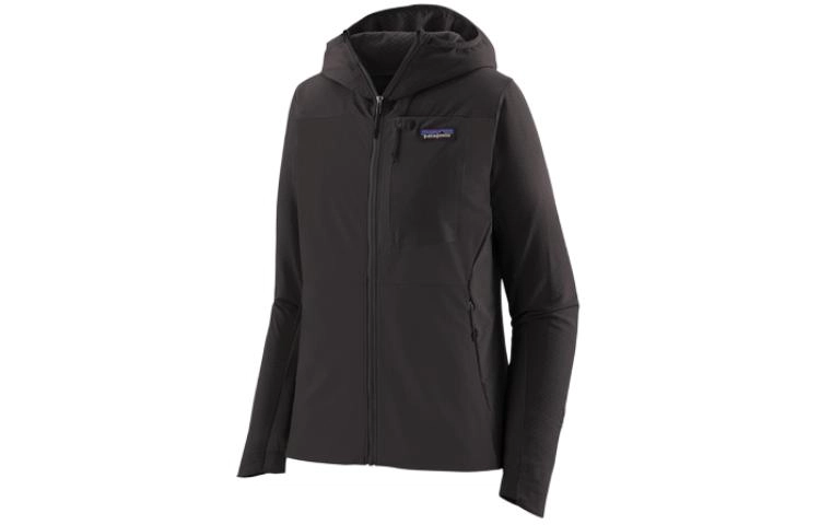 patagonia R1 Crossstrata Hoody Logo