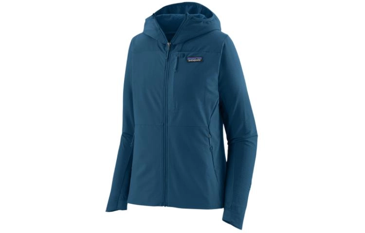 patagonia R1 Crossstrata Hoody Logo