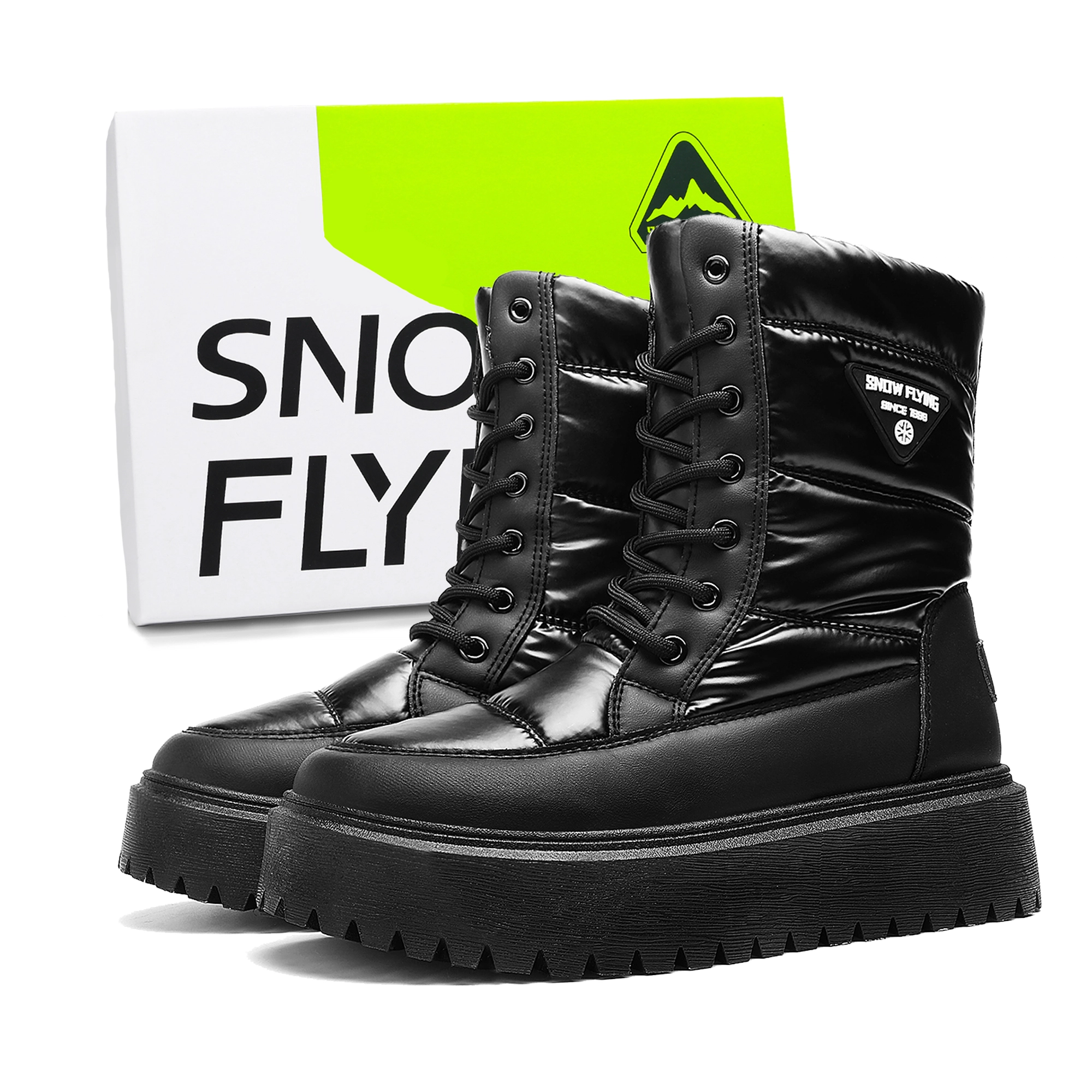 SNOW FLYING
