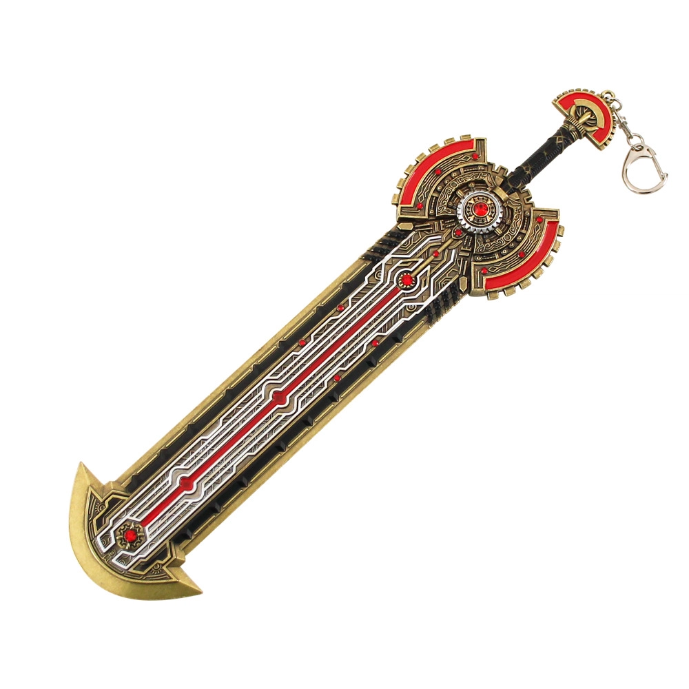 天予小镇 斗罗动漫唐门武器季绝尘审判之剑兵器合金玩具 成品模型