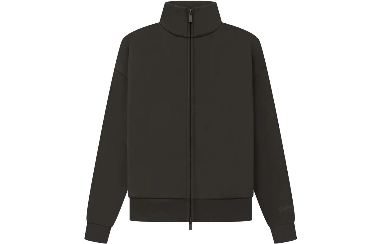Fear of God Essentials SS23 womens Womens Fullzip Jacket Off Black