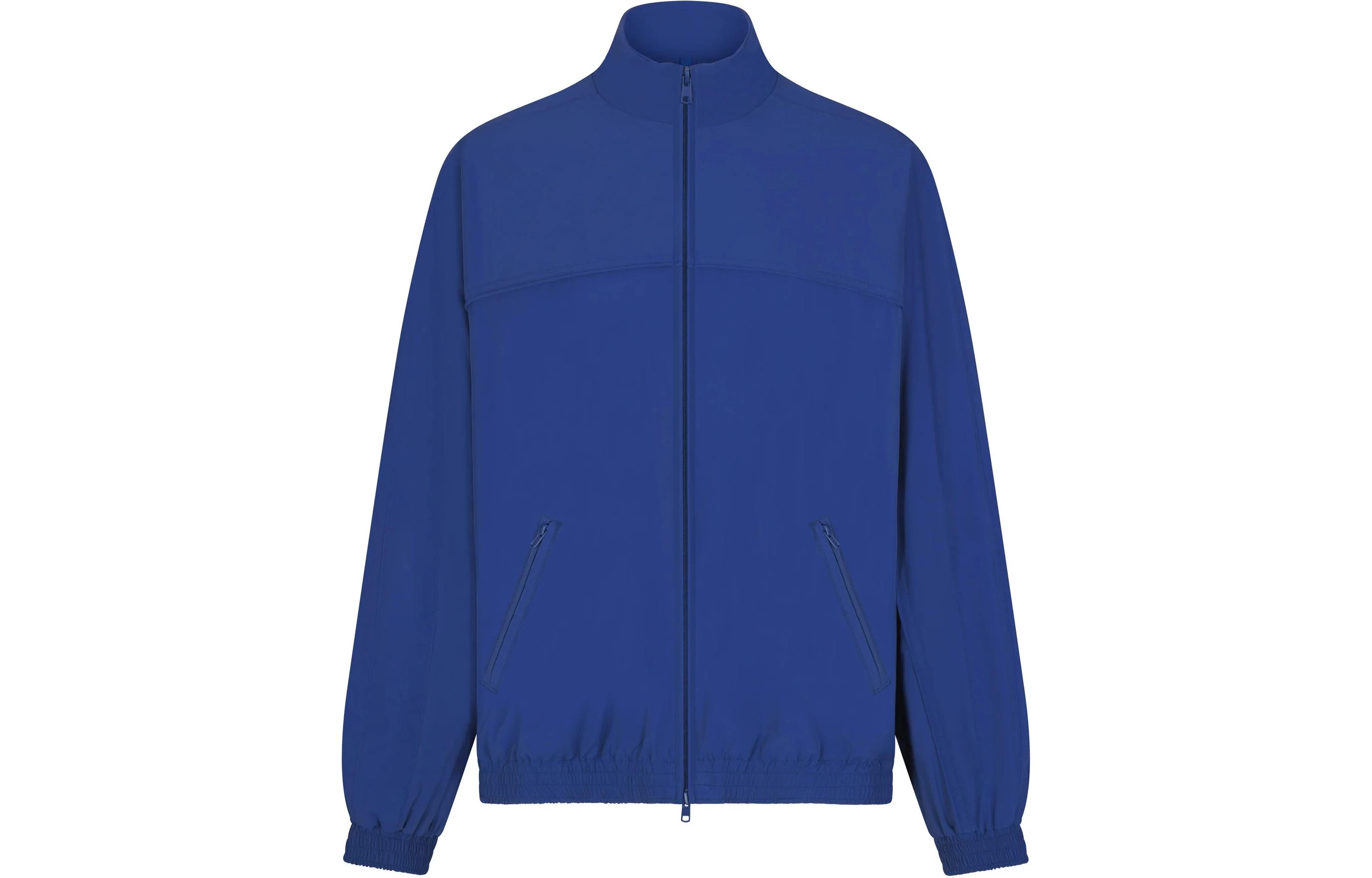 SKIMS TRACK WOVEN NYLON OVERSIZED JACKET COBALT