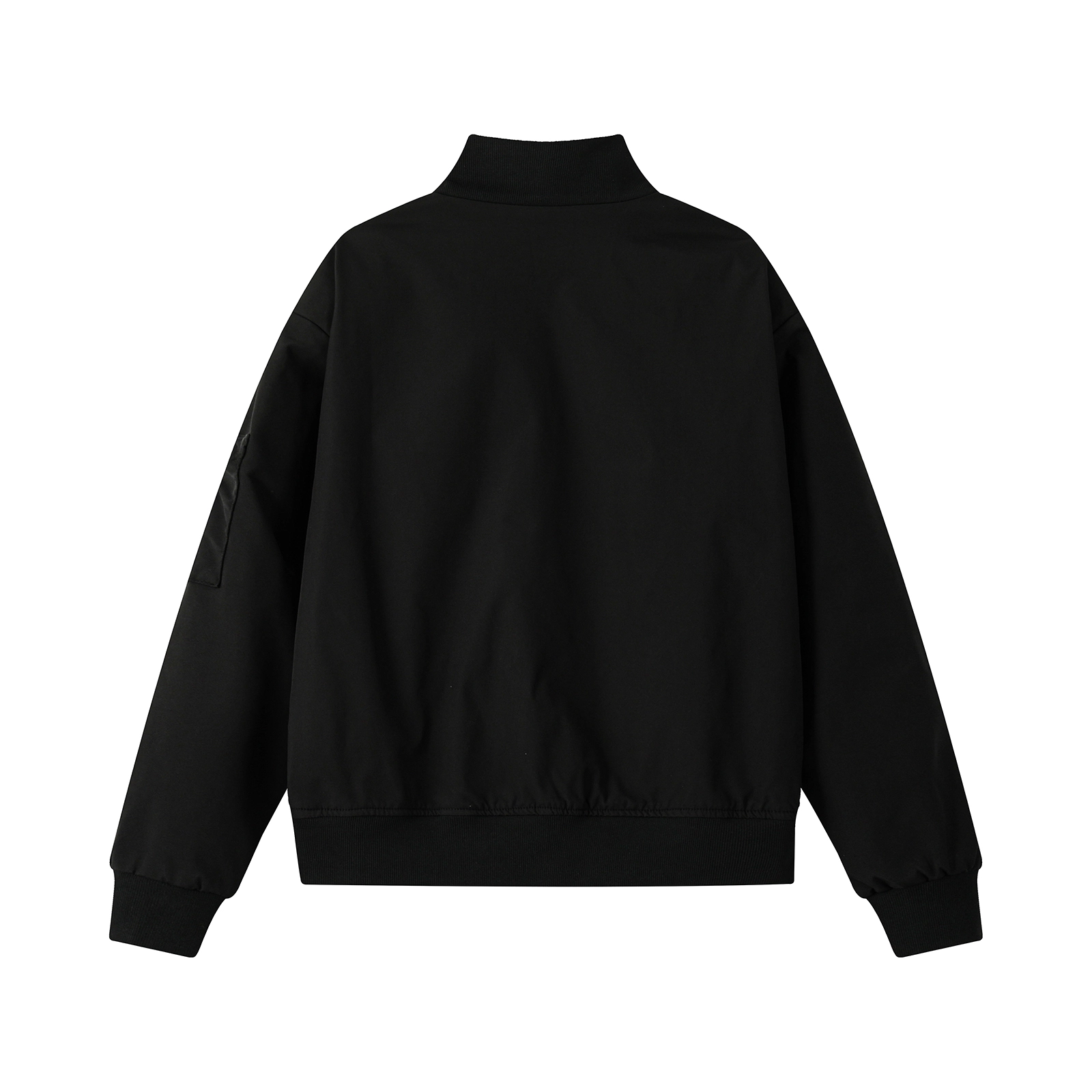 哲源 大码纯色工装口袋机能风立领防风宽松飞行服空军显瘦廓形直筒百搭夹克外套 男女同款