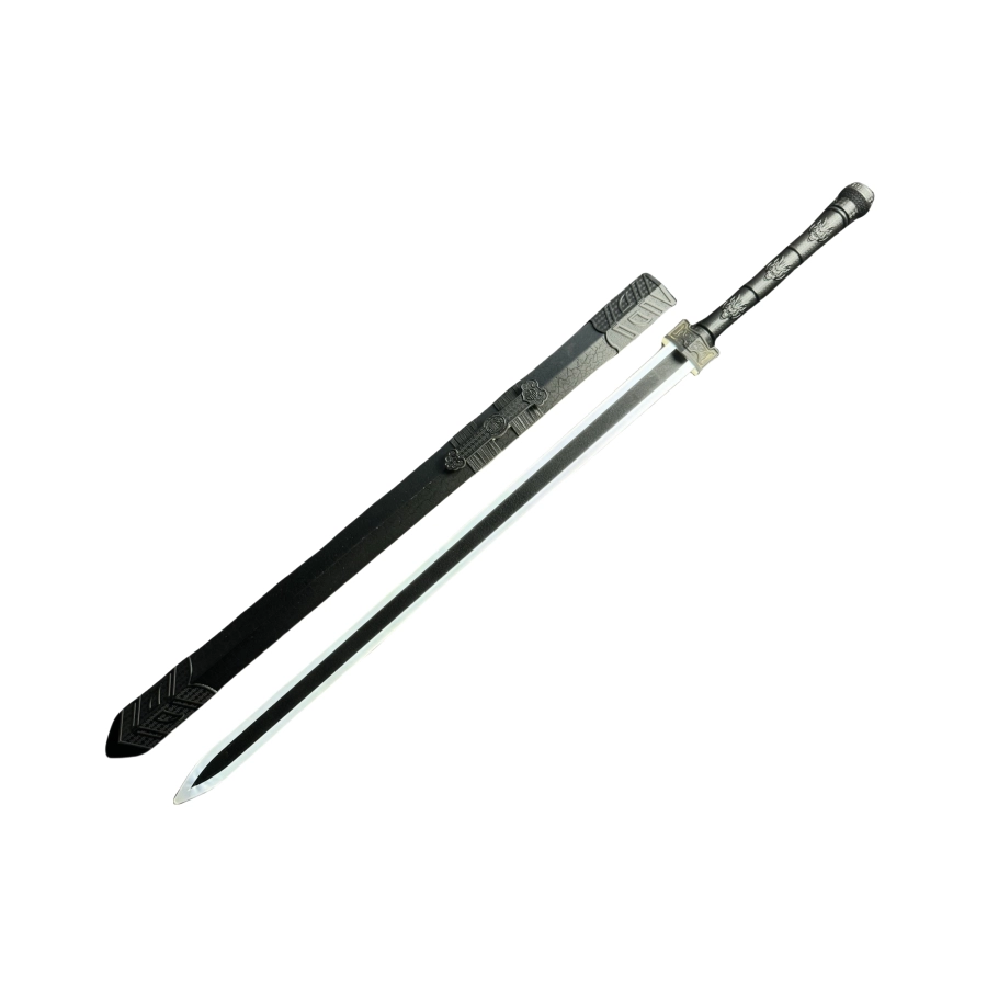天予小镇 发光袖白雪带灯光 剑木刀带鞘古风 汉服道具武士刃 成品模型