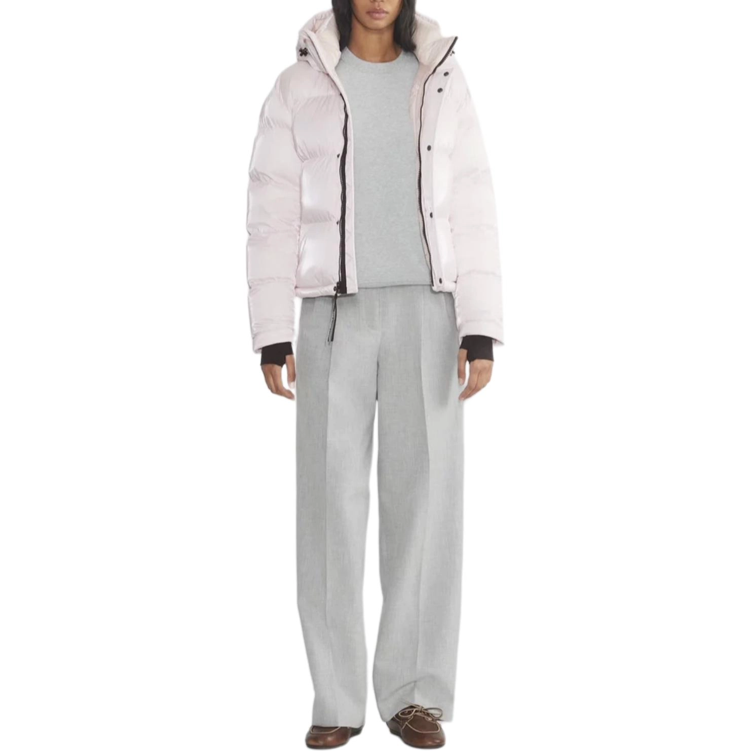 ARITZIA Super Puff Liquid Shine Shorty 4