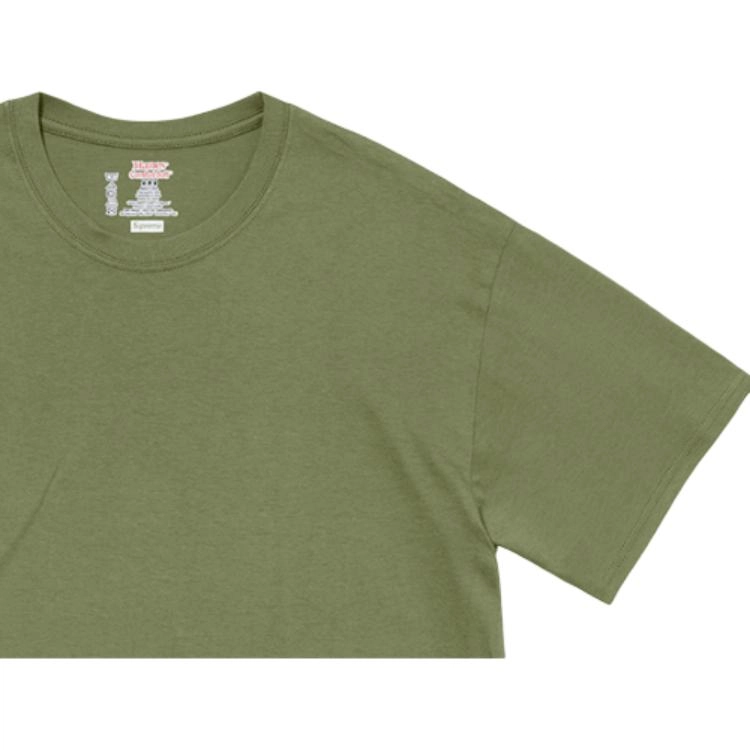 Supreme SS22 Week 1 x Hanes Tagless Tees T 2