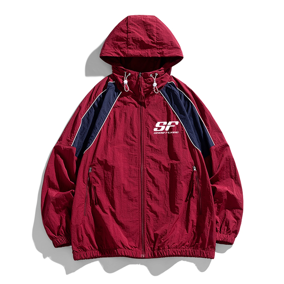 SNOW FLYING upf100+logo