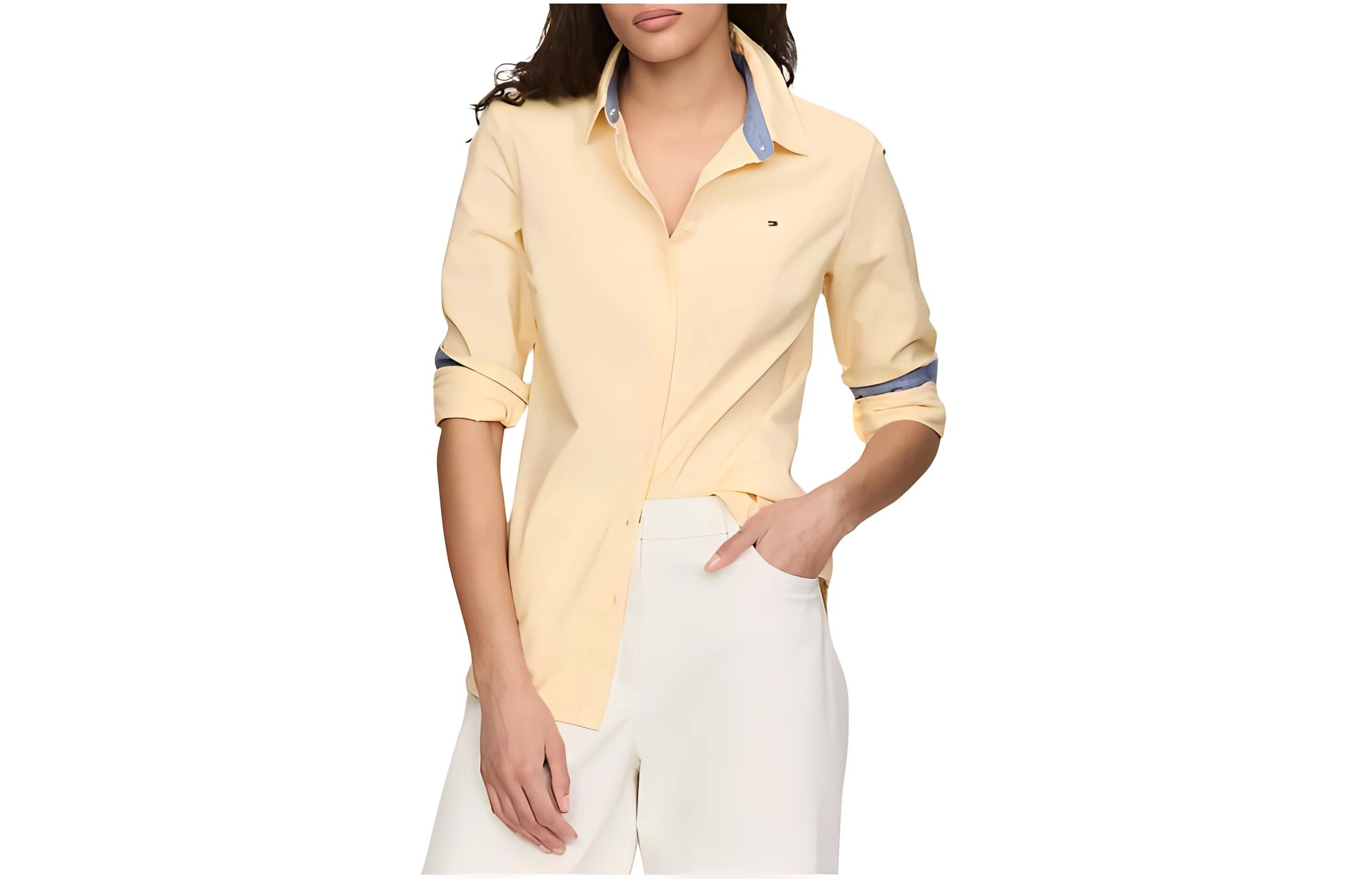 Tommy Hilfiger Regular Fit Stretch Oxford Shirt Logo