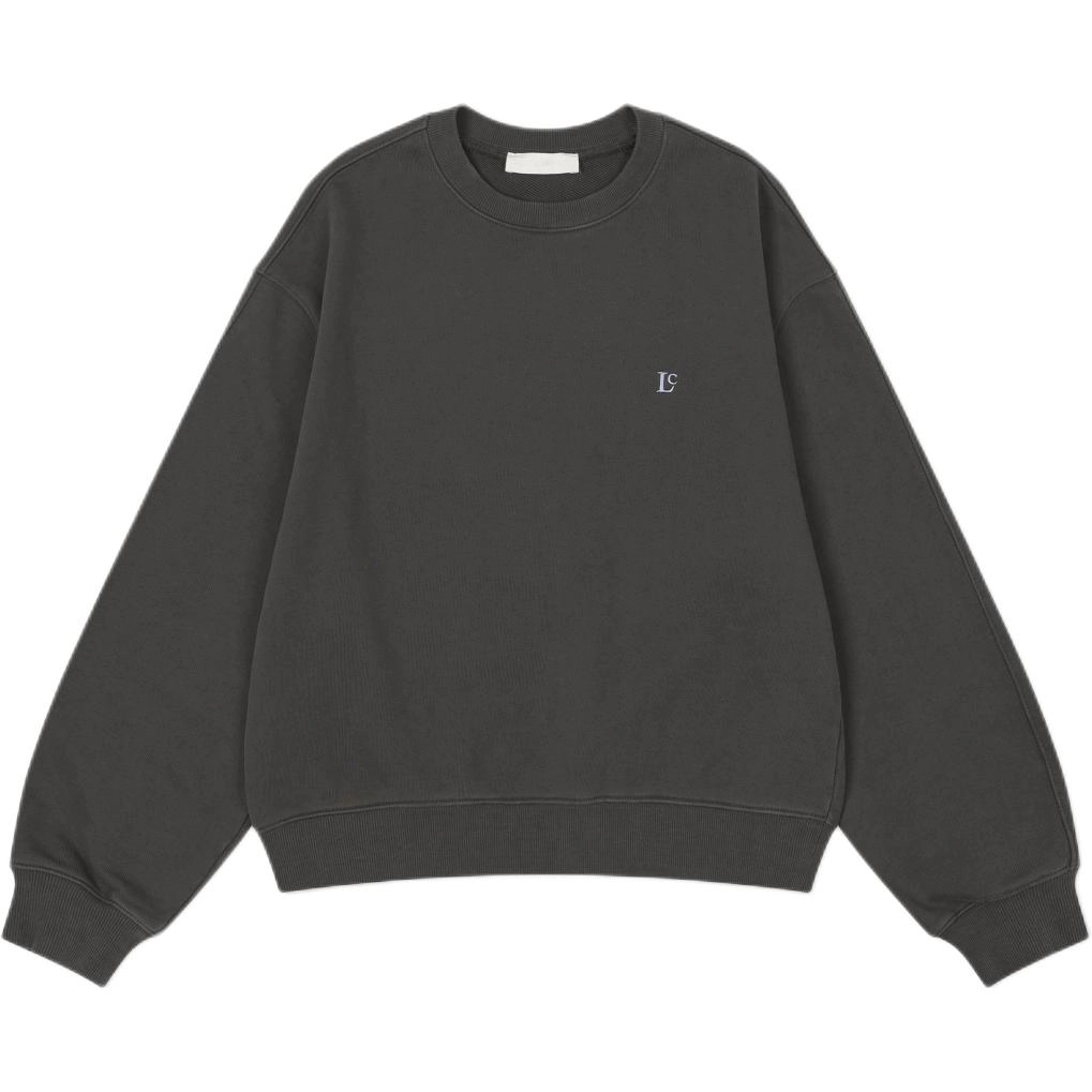 LOW CLASSIC Lc SOFT SWEATSHIRT CHARCOAL