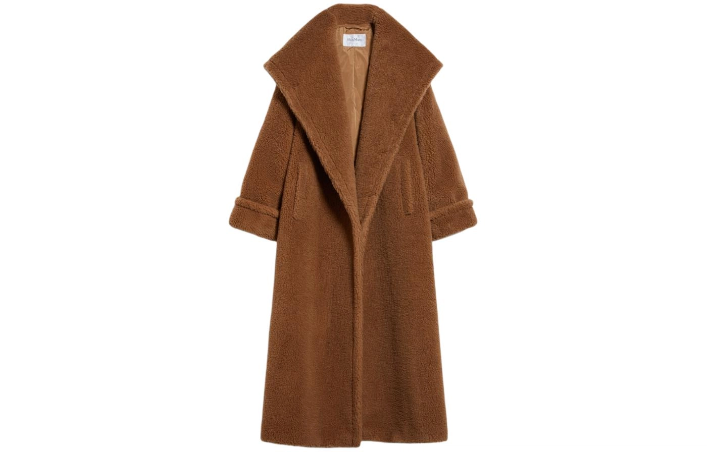 MaxMara Apogeo Oversized Teddy Wrap Coat H