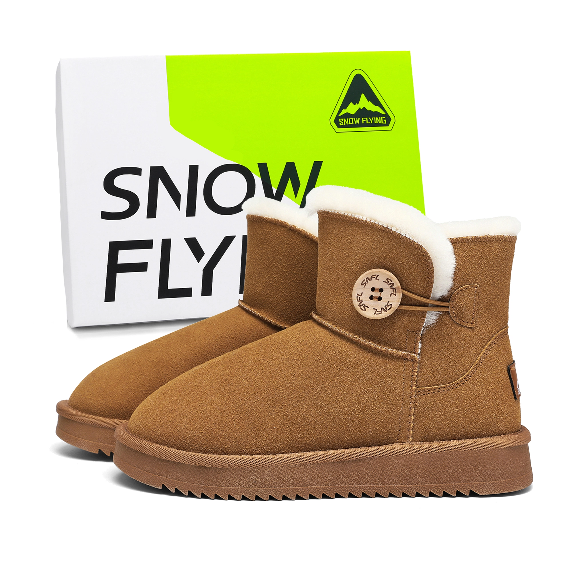 SNOW FLYING logo