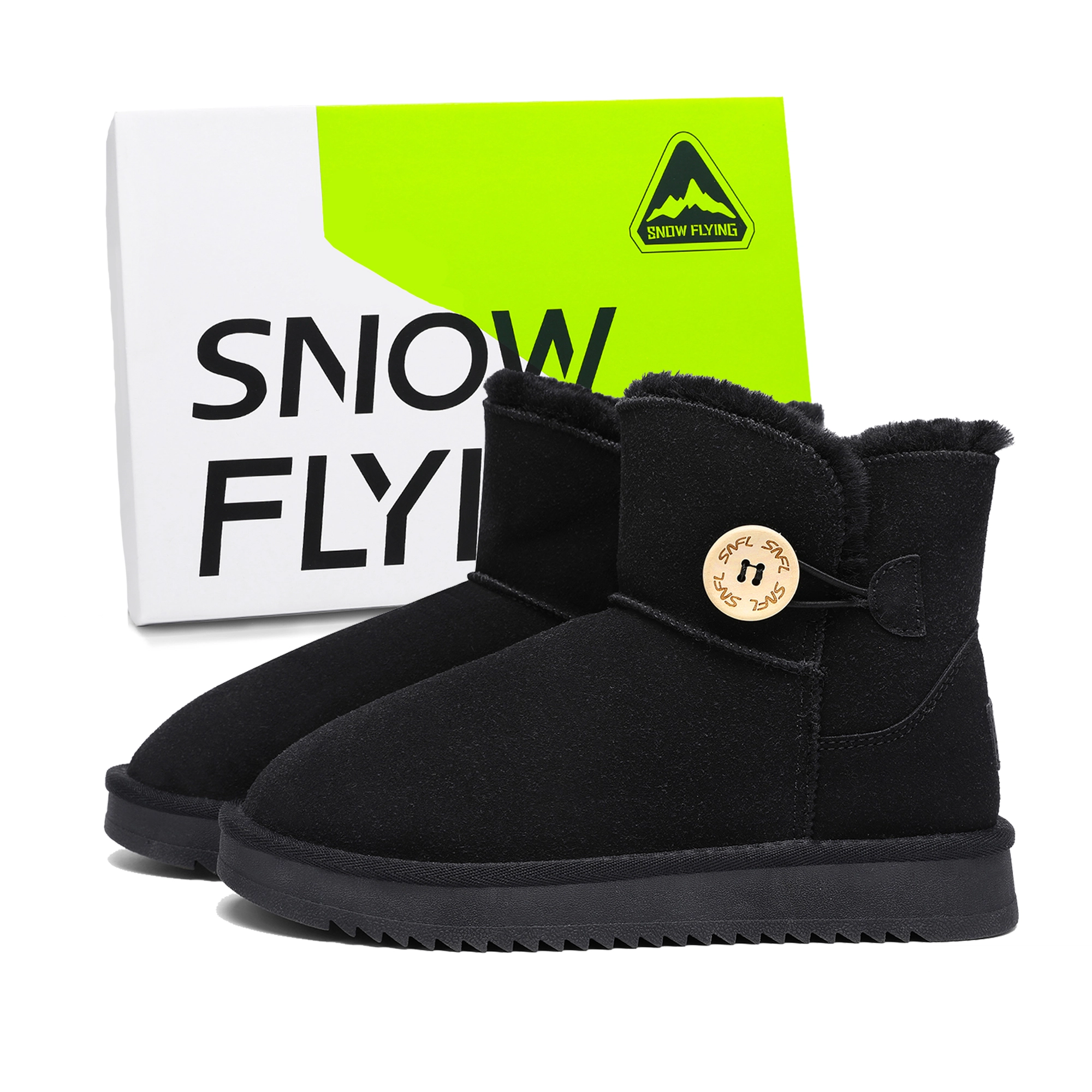 SNOW FLYING logo