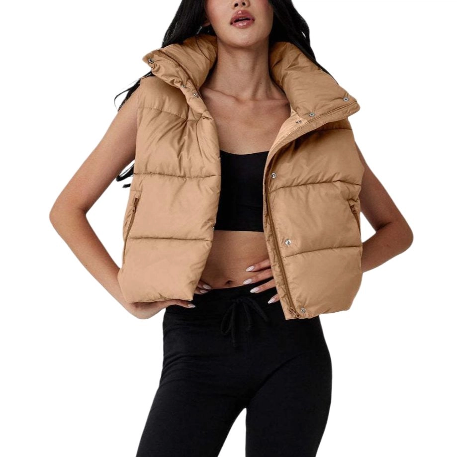 alo yoga GOLD RUSH PUFFER VEST