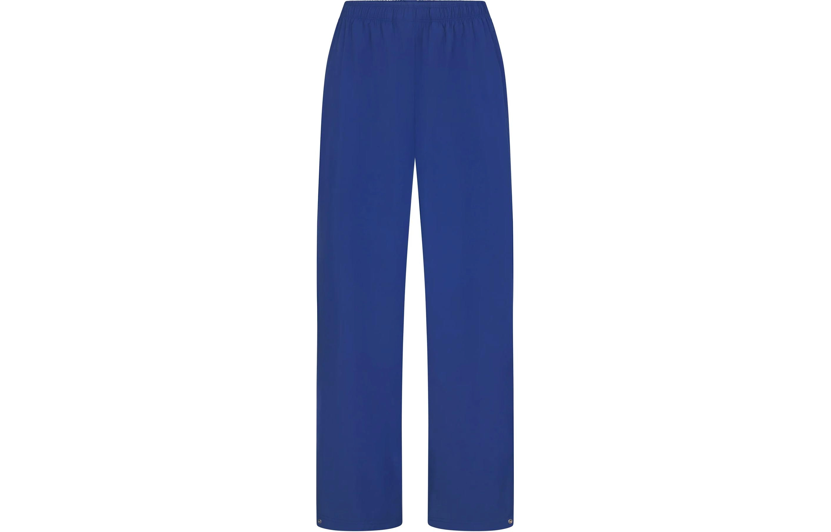 SKIMS TRACK WOVEN NYLON PANT COBALT