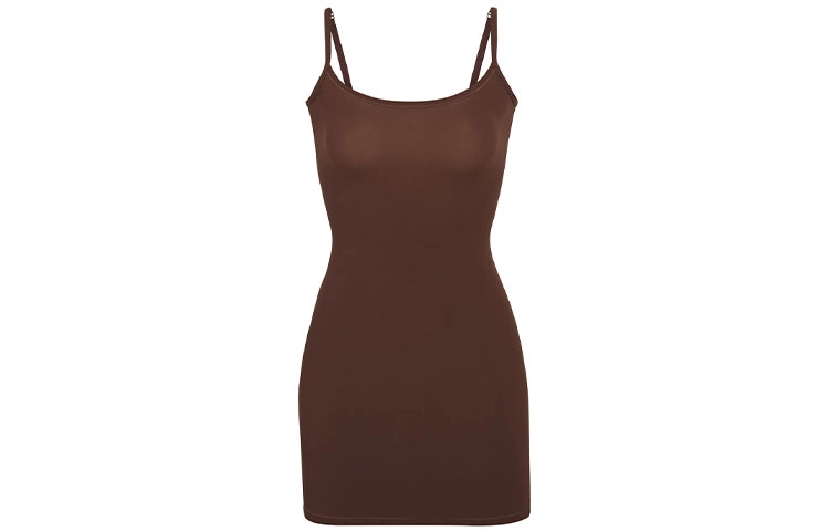 SKIMS FITS EVERYBODY SLIP DRESS COCOA