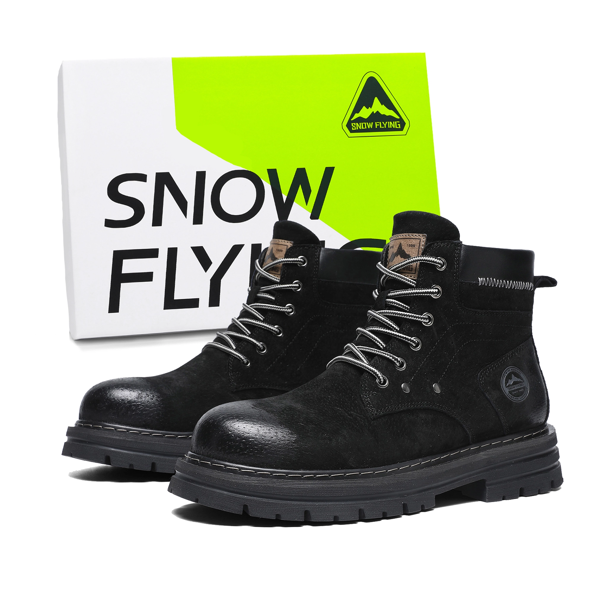 SNOW FLYING