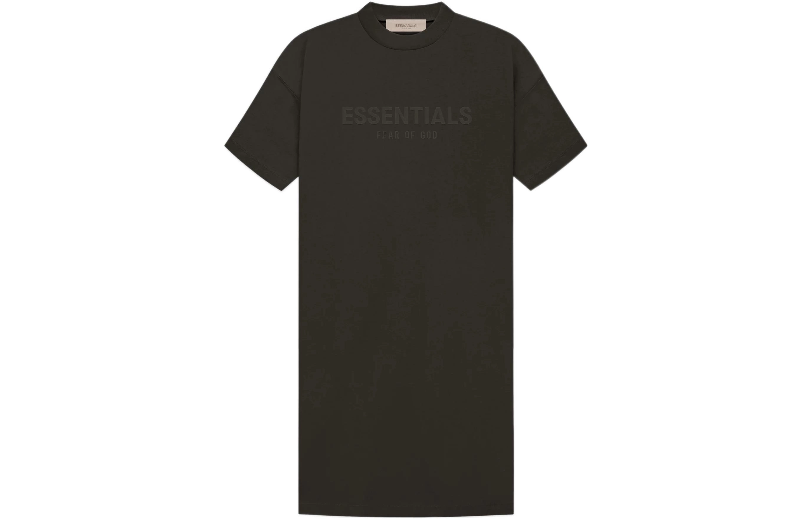 FW22 Womens Tee Dress Off Black