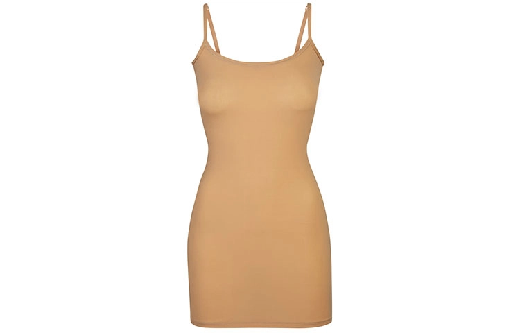 SKIMS FITS EVERYBODY SLIP DRESS OCHRE