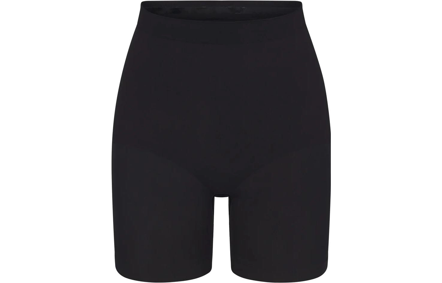 SKIMS SEAMLESS SCULPT MID THIGH SHORT ONYX