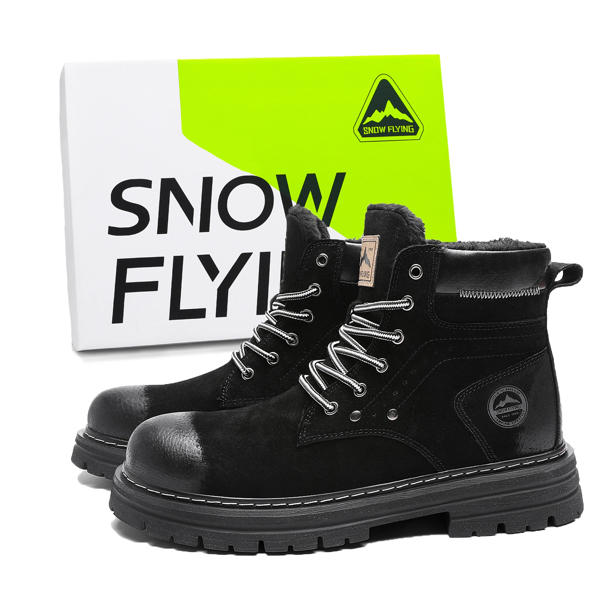 SNOW FLYING
