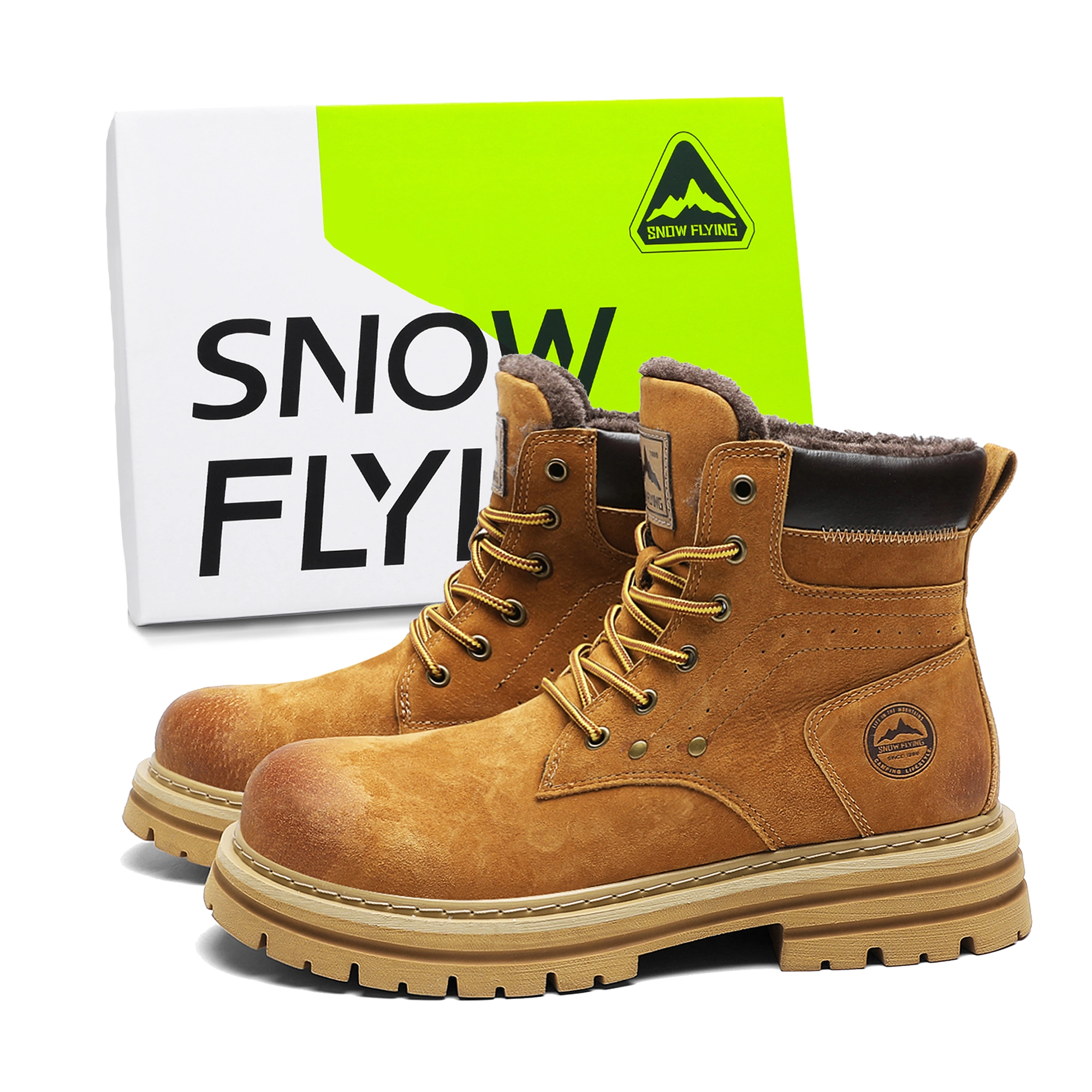 SNOW FLYING