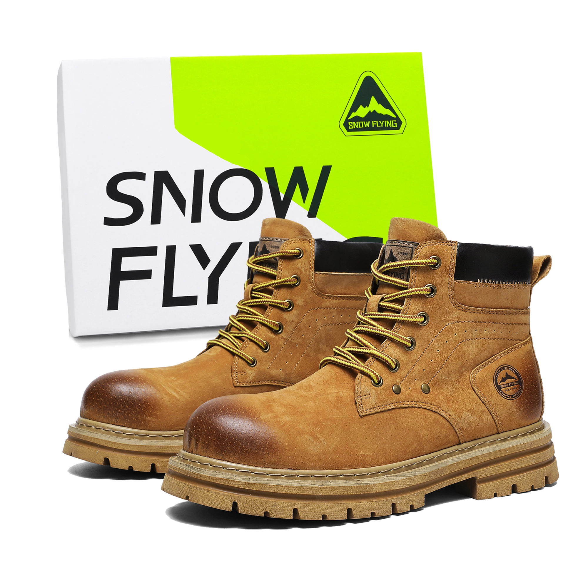 SNOW FLYING