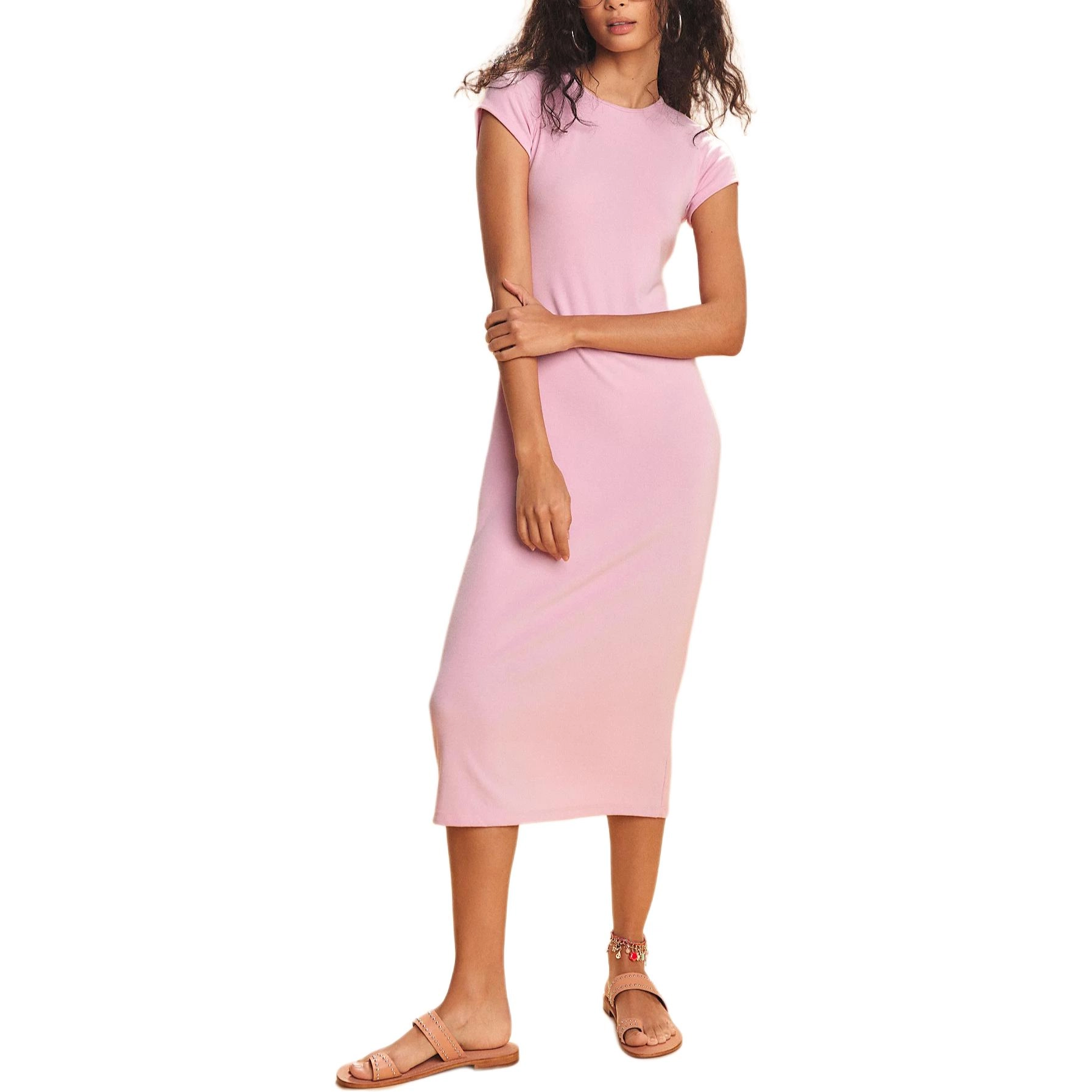 FREE PEOPLE Good Feels Slim Midi Candy Lilac