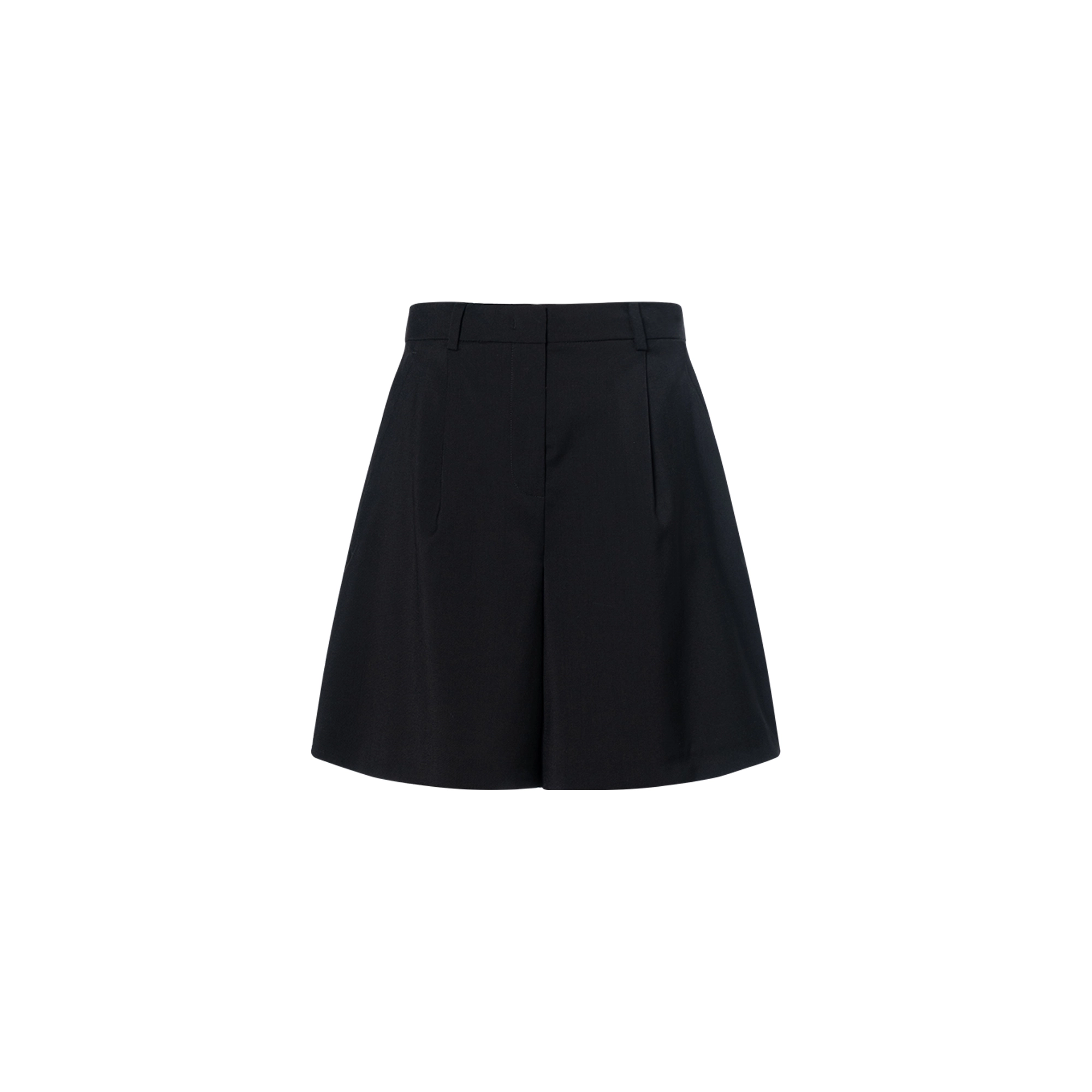 WEEKEND MaxMara Belbo Woollen Cloth Bermuda Shorts