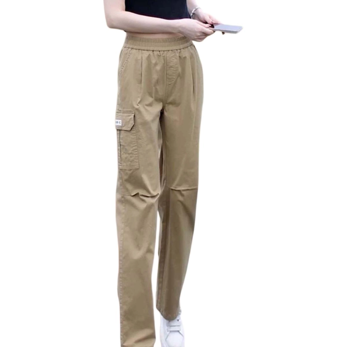 恒源祥 时尚运动休闲显瘦直筒宽松工装裤 女款