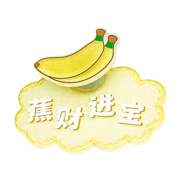 简应舒 趣味个性文字 亚克力 发夹 男女同款情侣款