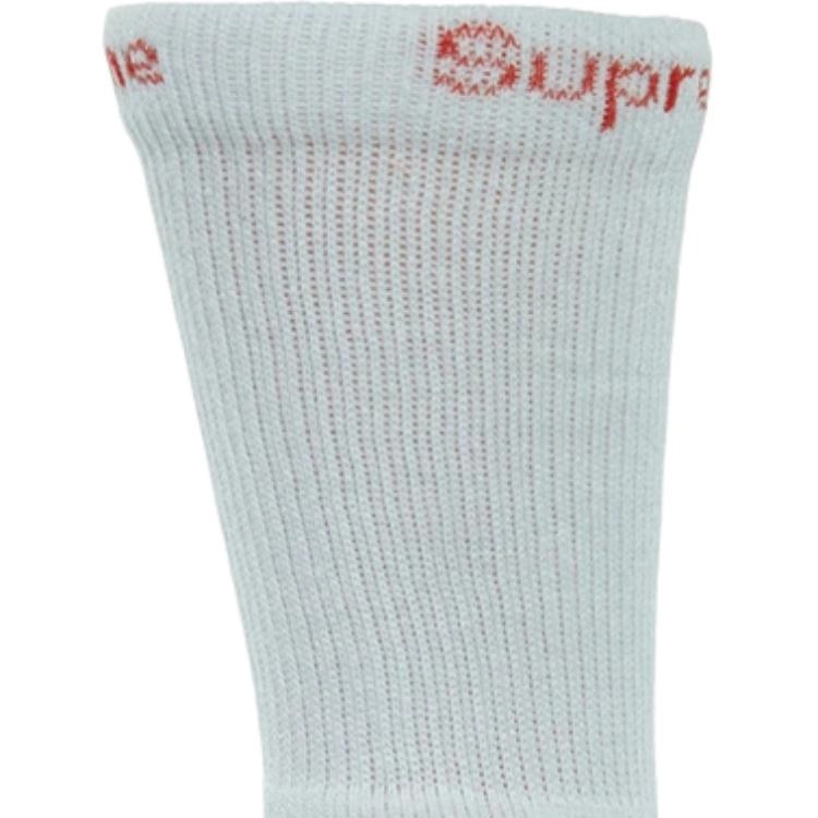 Supreme Hanes Crew Socks (4 Pack) White 4