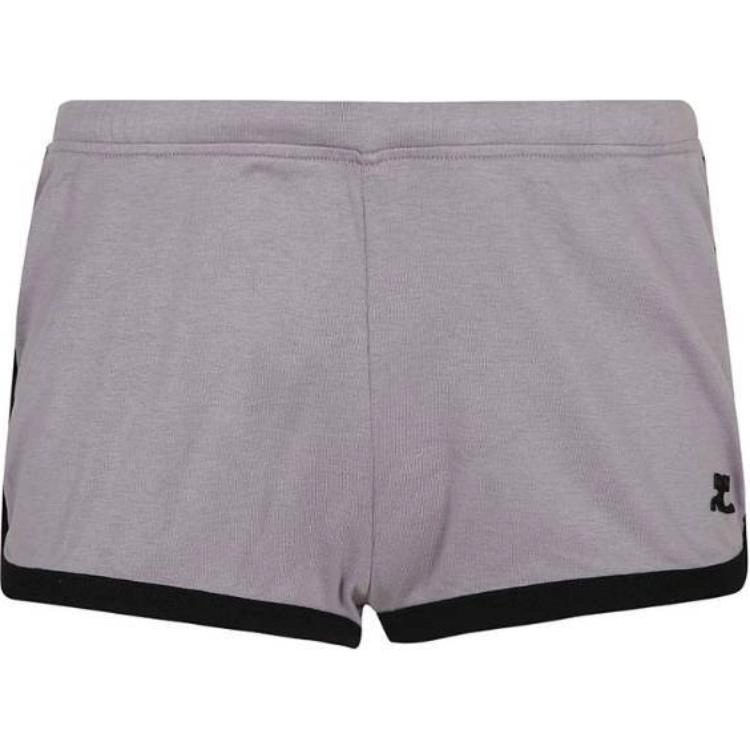 COURREGES Contrast Mini Shorts