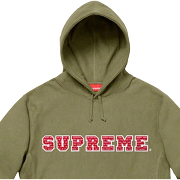 Supreme FW19 Week 1 The Most Hooded Sweatshirt logo