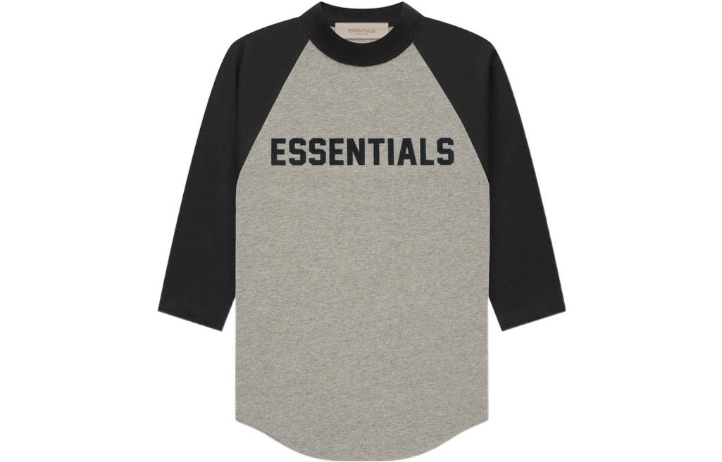 Fear of God Essentials SS22 Spring22 Kids 34 Sleeve Baseball Tee Dark Oatmeal T