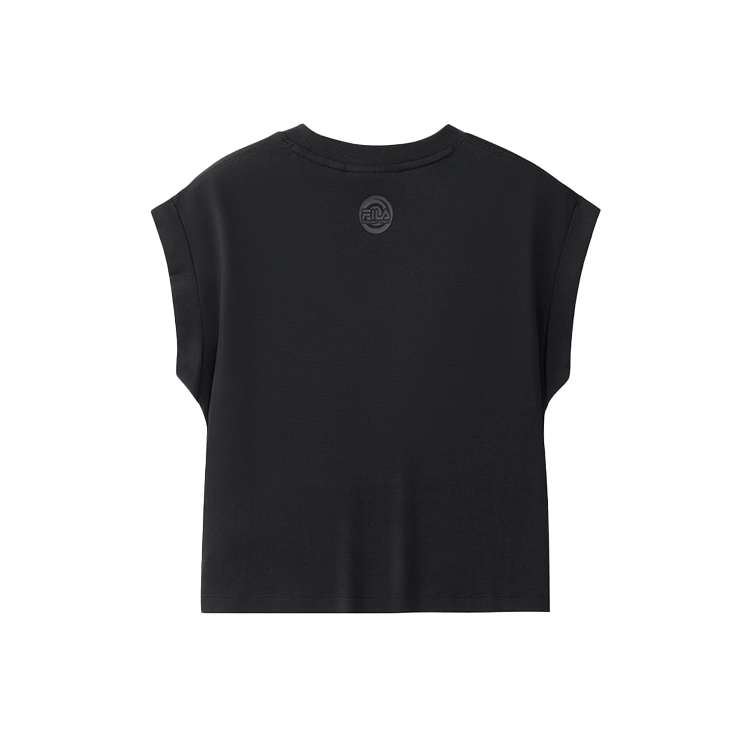 FILA FUSION x ROUND TWO logo T -BK