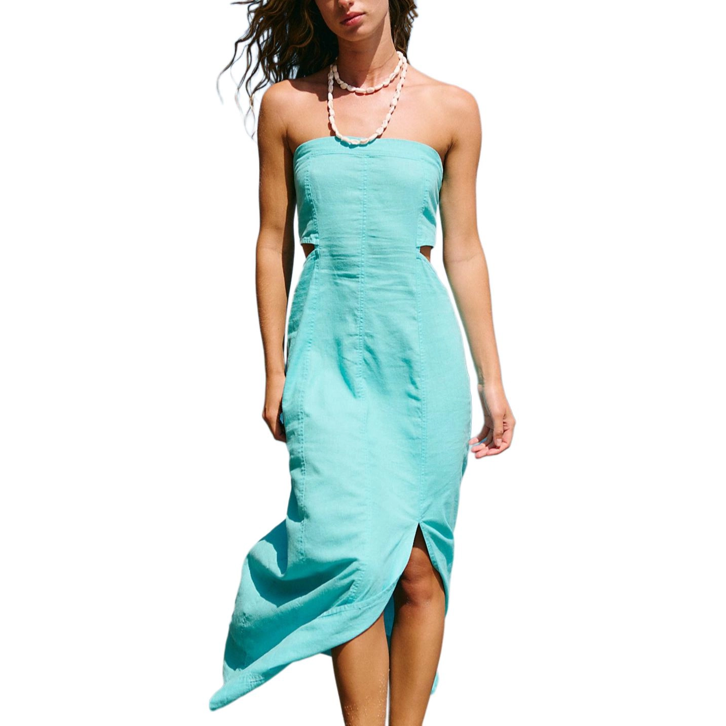 FREE PEOPLE Ciao Linen Midi Wave Rider