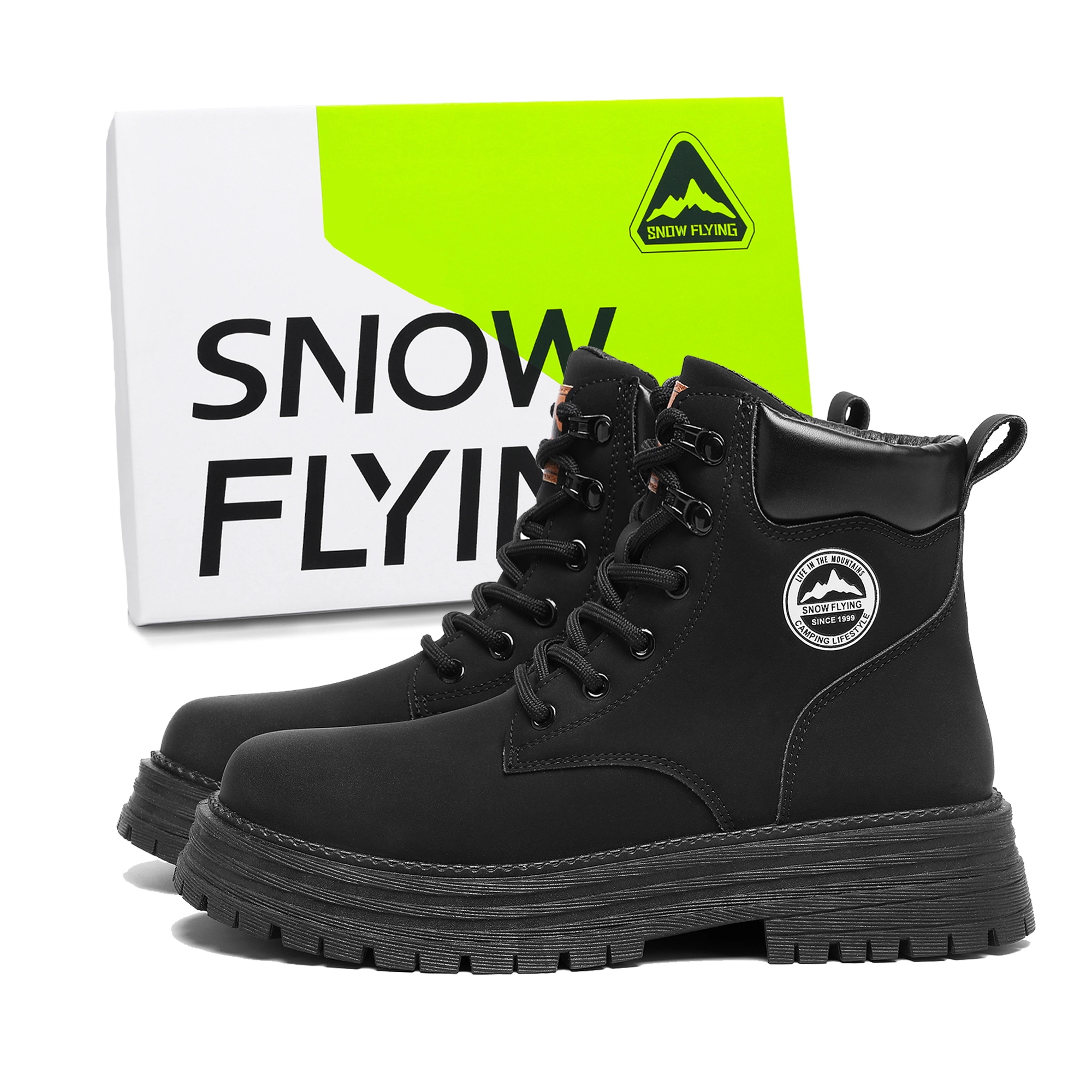 SNOW FLYING logo