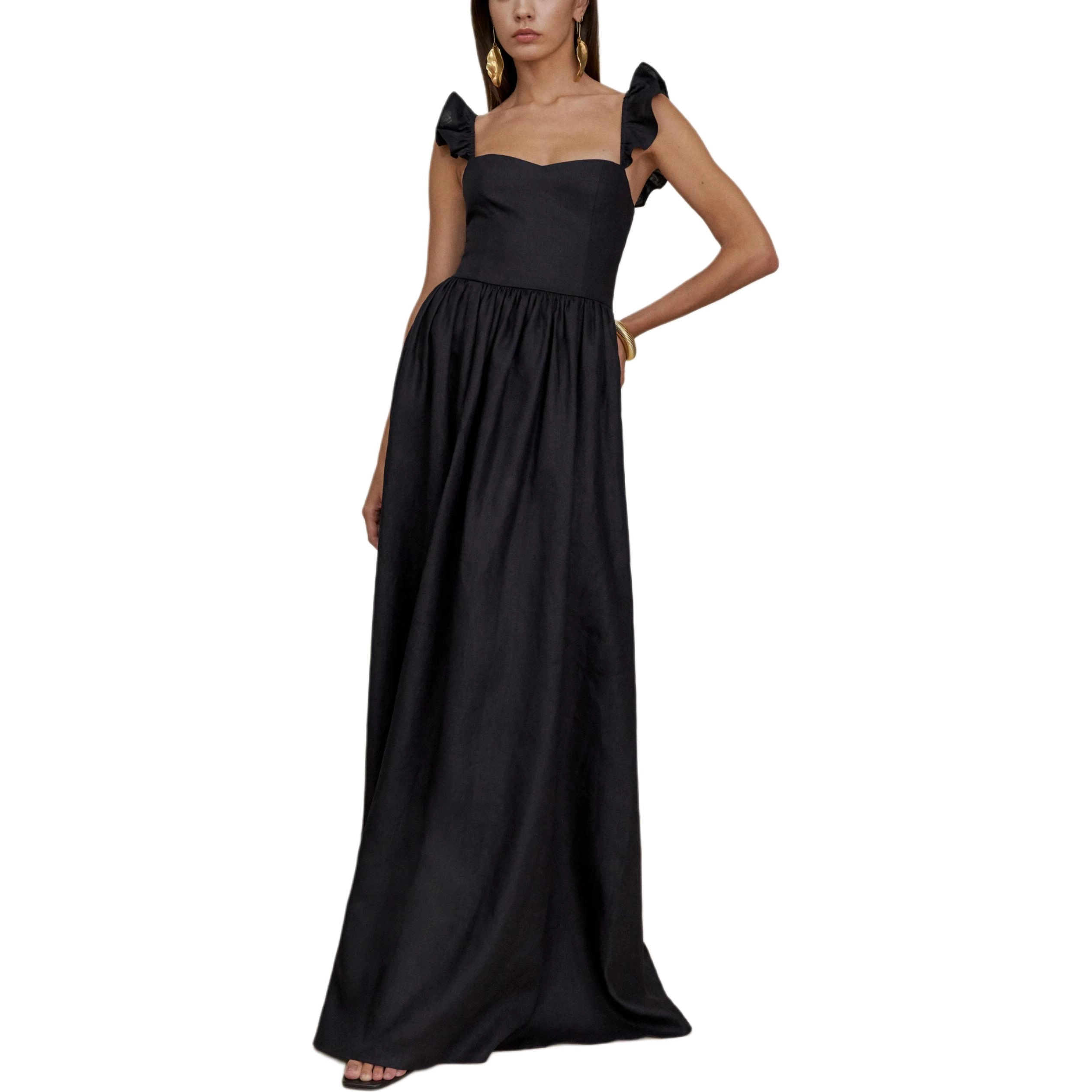 REFORMATION Vecchio Linen Dress
