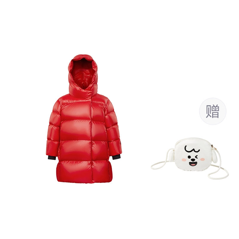 高梵 轻盈舒适柔软百搭羽绒服 黑色 中小童