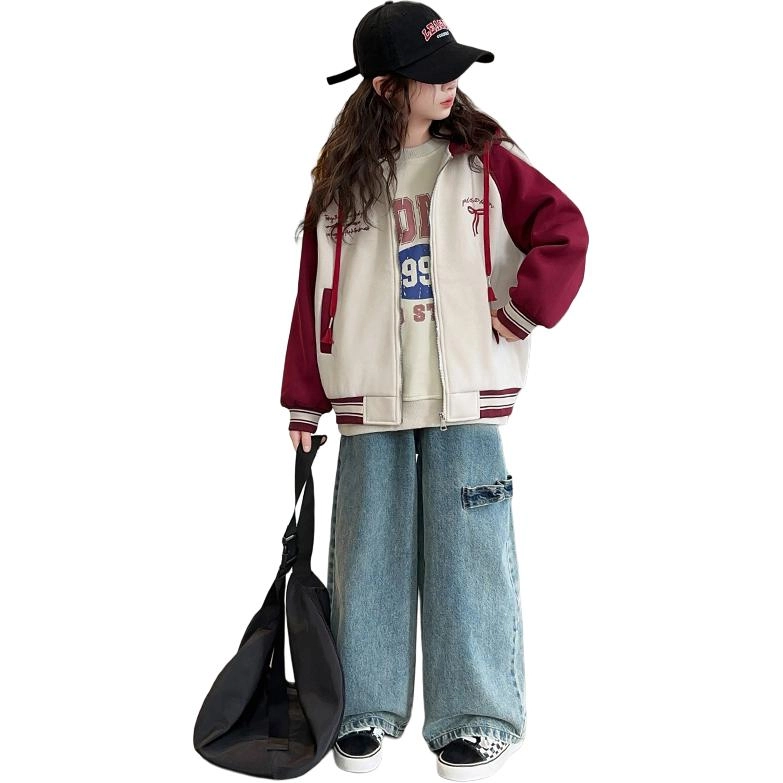 木木屋 舒适连帽亲肤拉链夹克外套 青少年