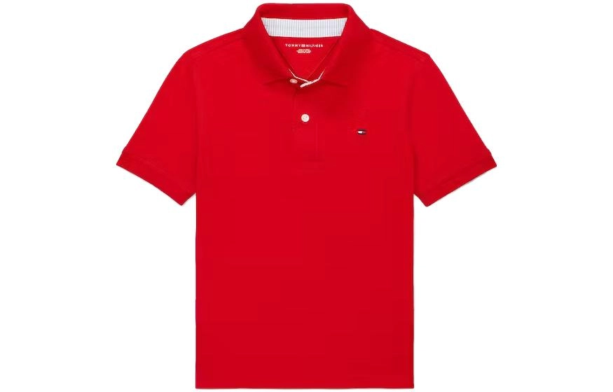 Tommy Hilfiger Solid Stretch Polo Tops Primary Polo