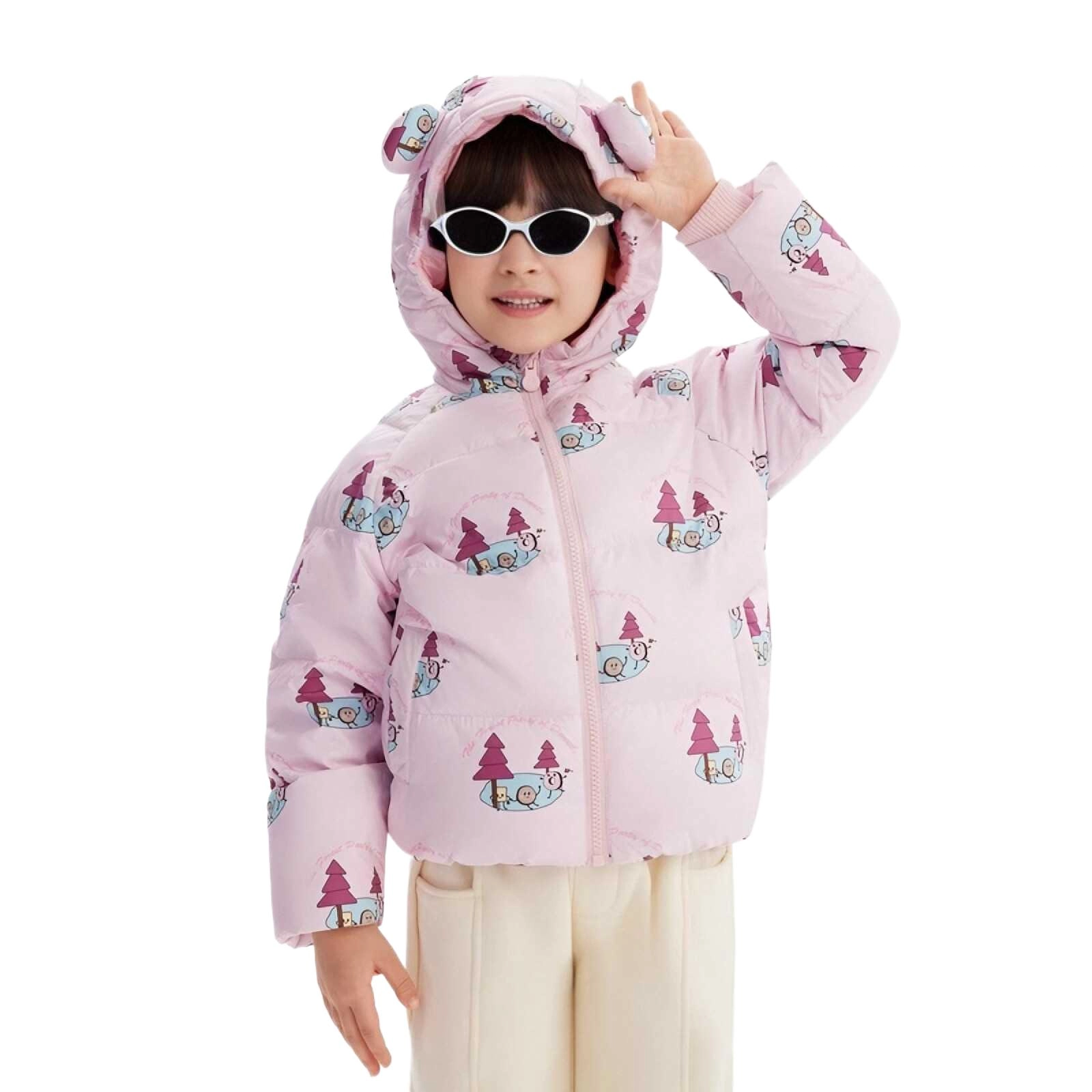 波司登羽绒服 柔软舒适满印保暖 中小童