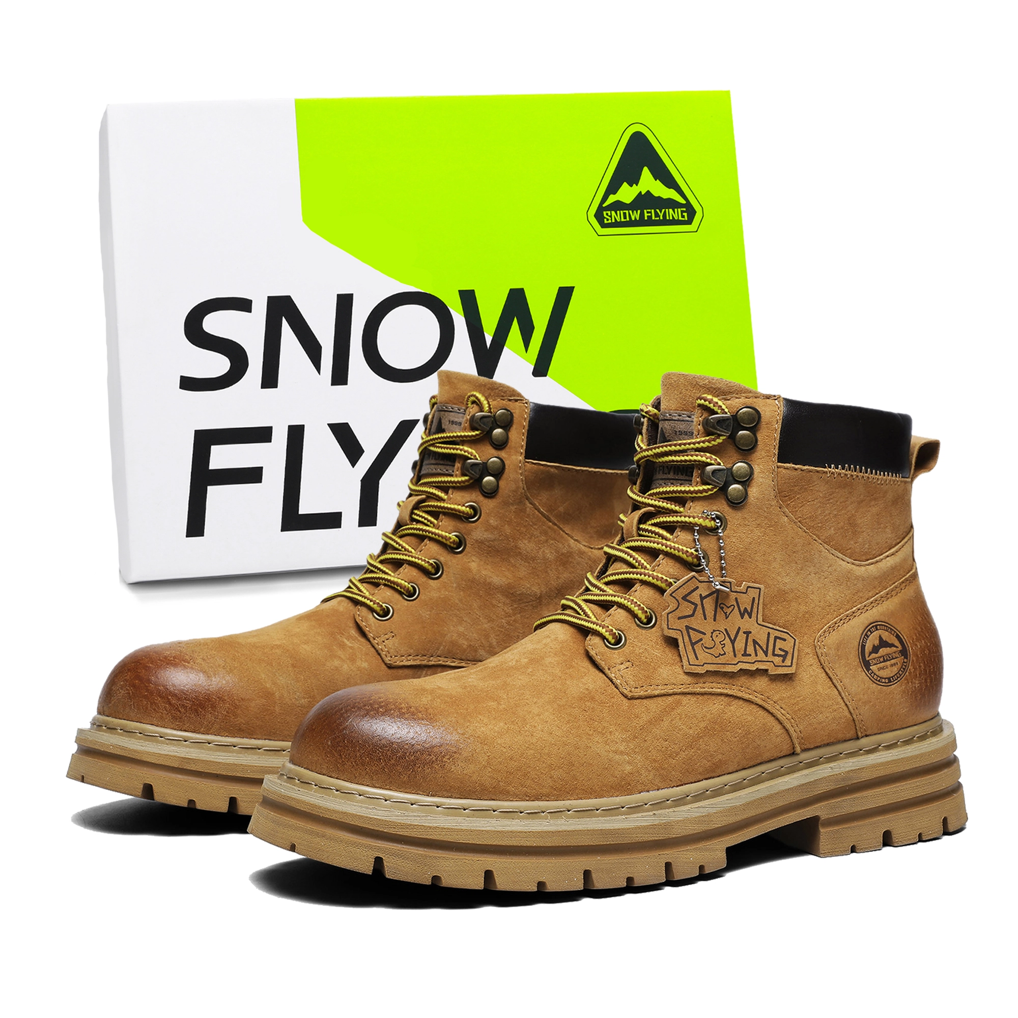 SNOW FLYING