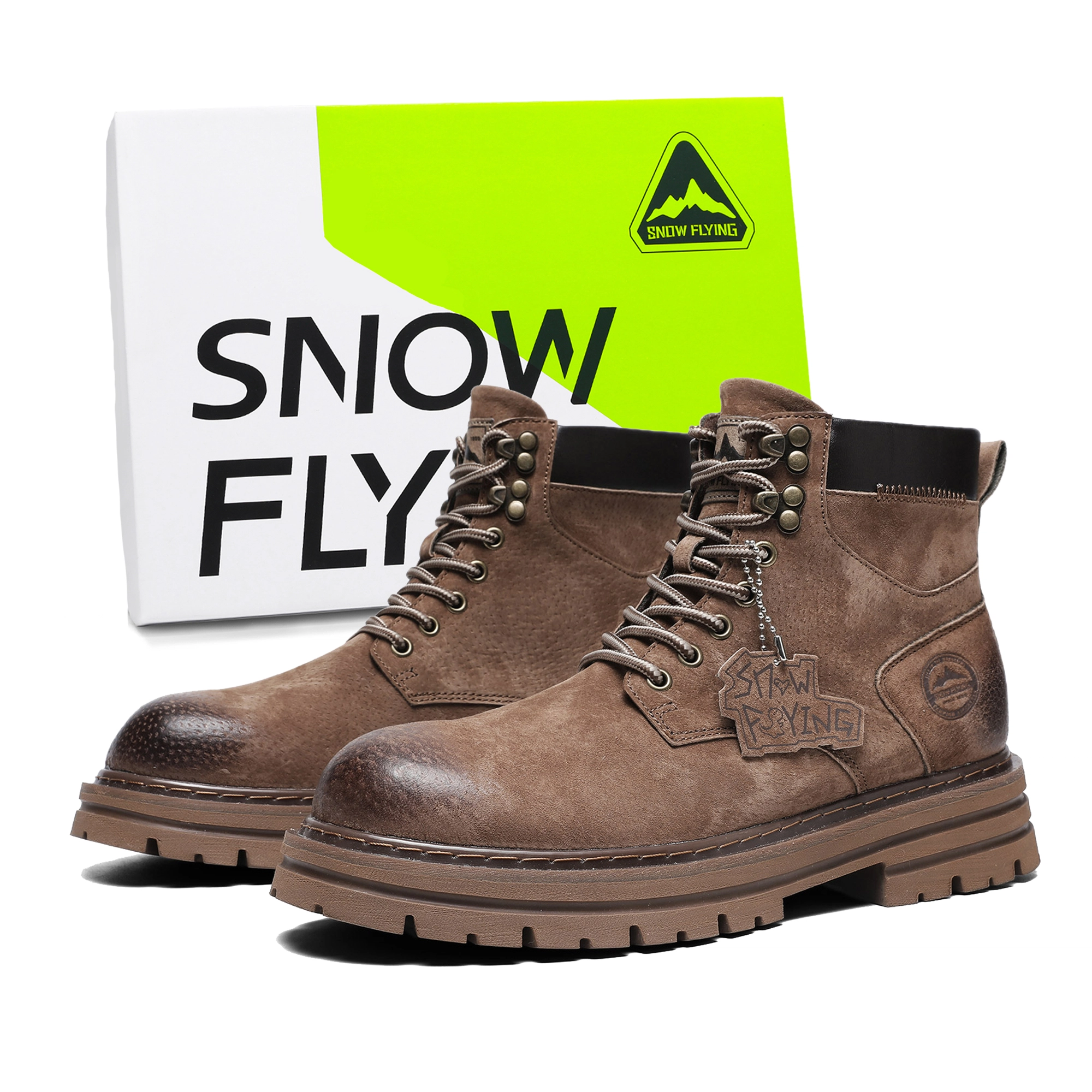 SNOW FLYING