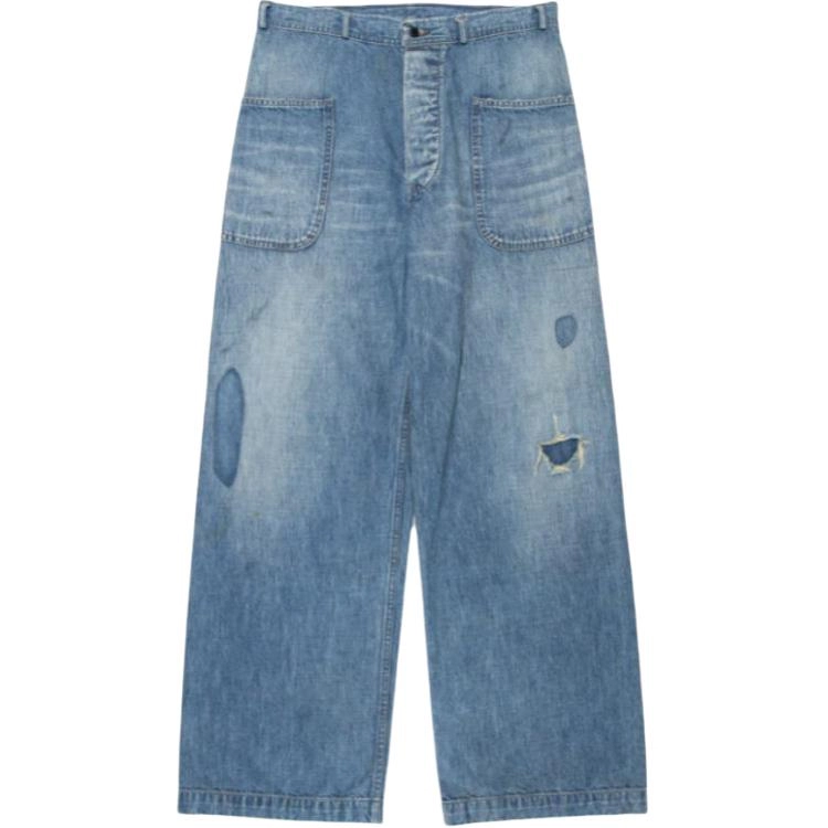 bowwow SS25 USN M44 DUNGAREE TROUSERS SIDE SEAMLESS