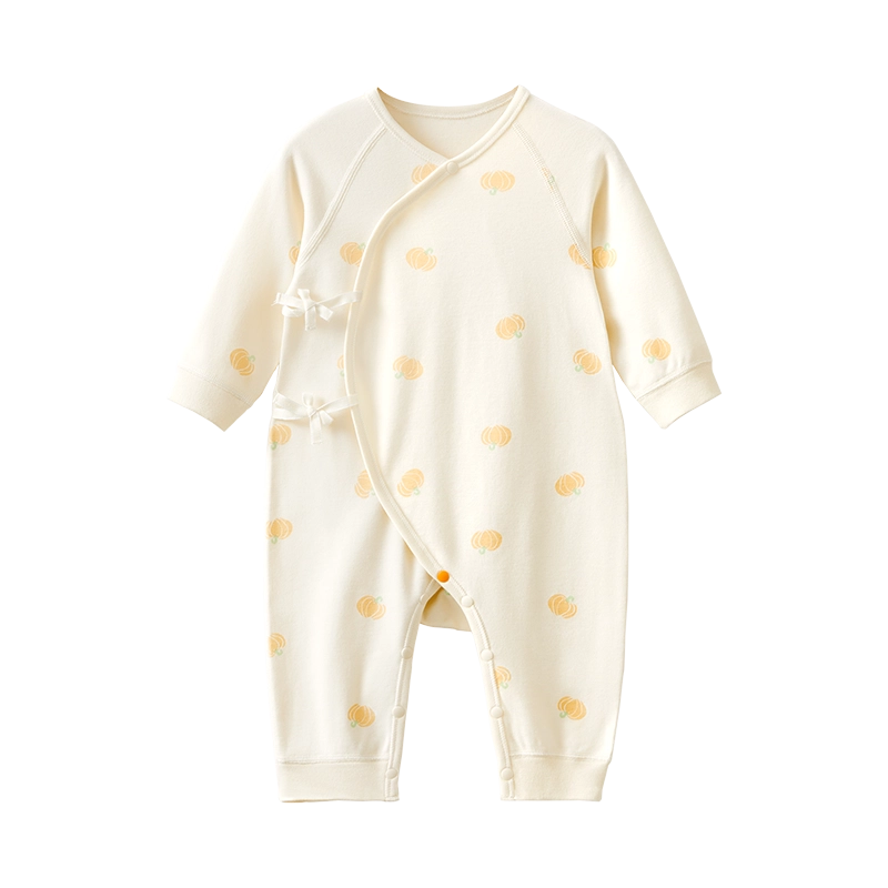 十月结晶 圆领时尚简约柔软连体衣 婴幼童