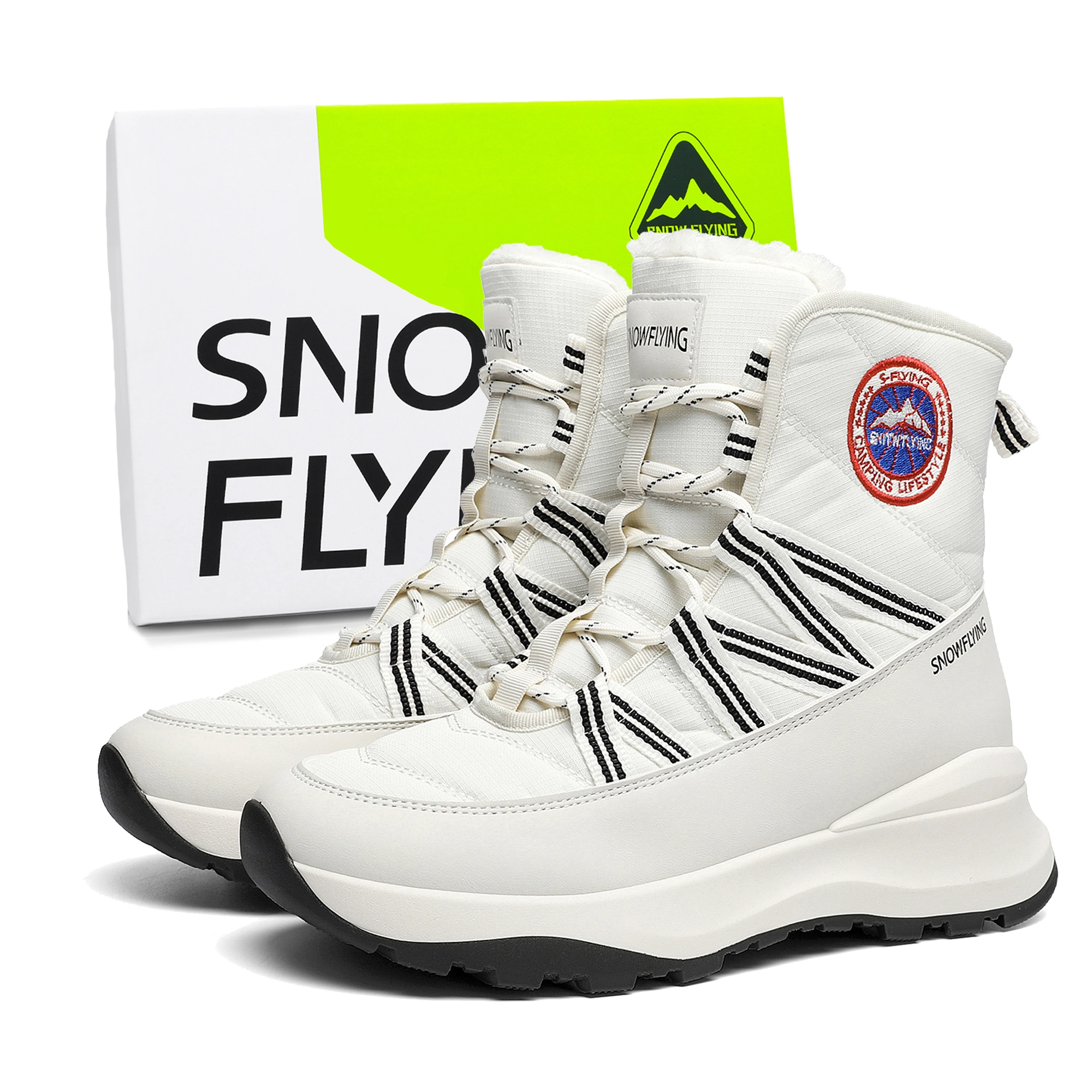 SNOW FLYING